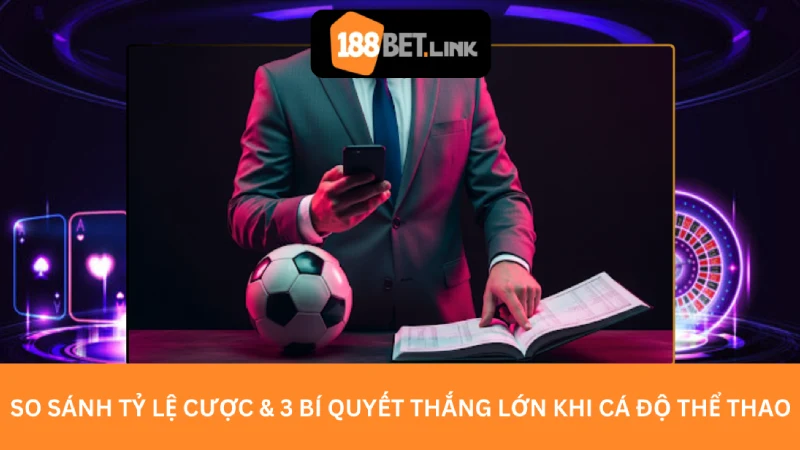So sánh tỷ lệ cược & 3 Bí quyết thắng lớn khi cá độ thể thao
